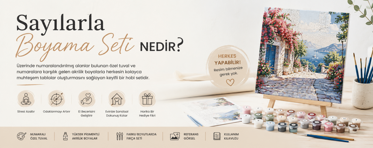 Sayılarla Boyama Seti Nedir? Yeni Başlayanlar İçin Kapsamlı Rehber