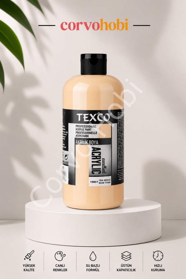 TEXCO AKRİLİK BOYA 1.5 KG TEN RENGİ
