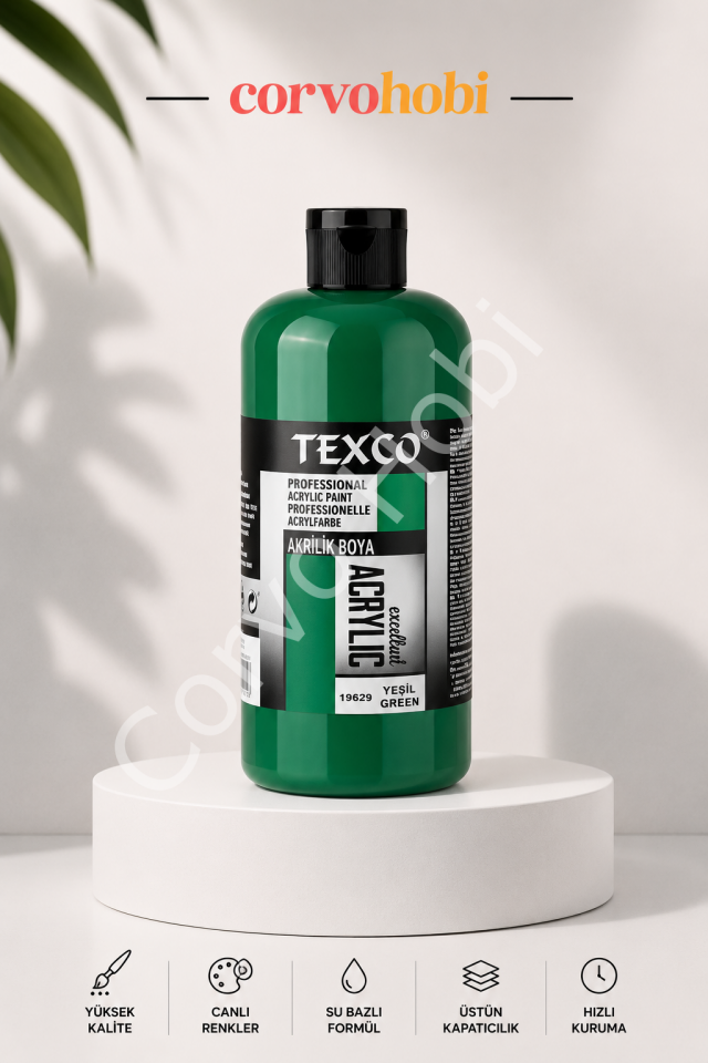 TEXCO AKRİLİK BOYA 1.5 KG YEŞİL