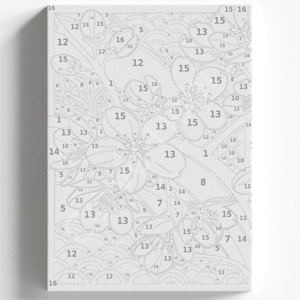 CHERRY BOOM Sayılarla boyama seti