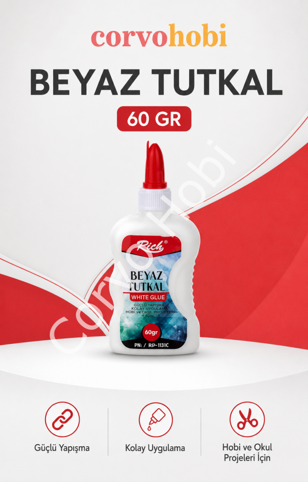 RİCH BEYAZ TUTKAL 30 GR