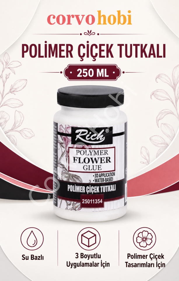 RİCH 250 CC POLİMER ÇİÇEK TUTKALI