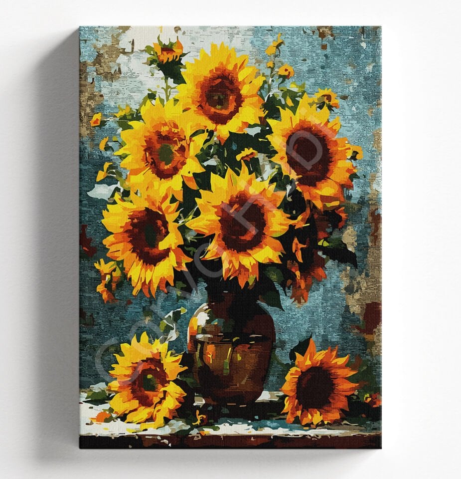 AYÇİÇEK Sayılarla boyama seti