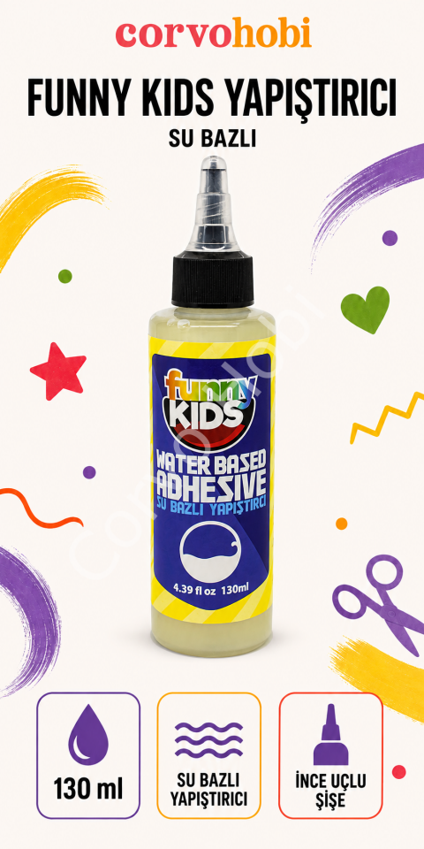 RİCH 130 ML FUNNY KİDS SU BAZLI YAPIŞTIRICI