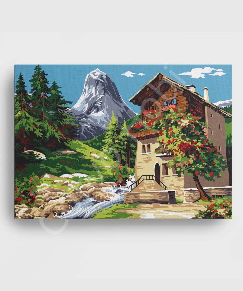 DERE VE EV - Sayılarla boyama seti