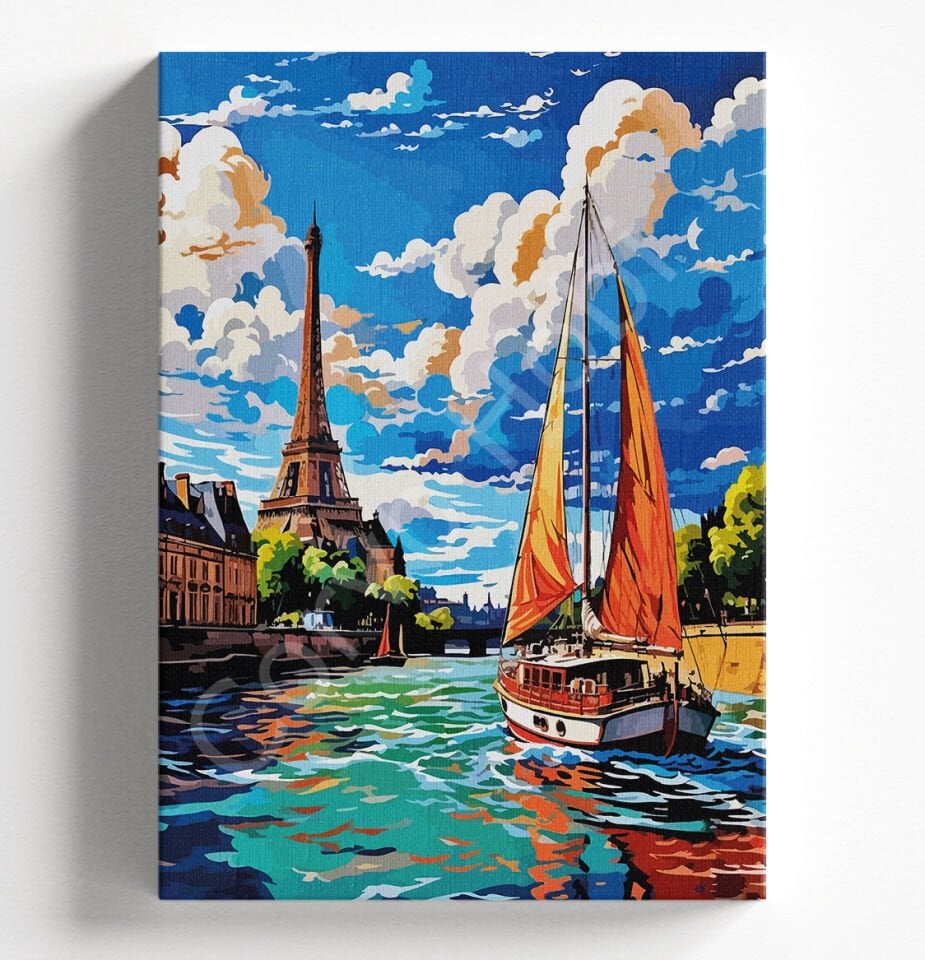 EYFEL TEKNE - Sayılarla boyama seti