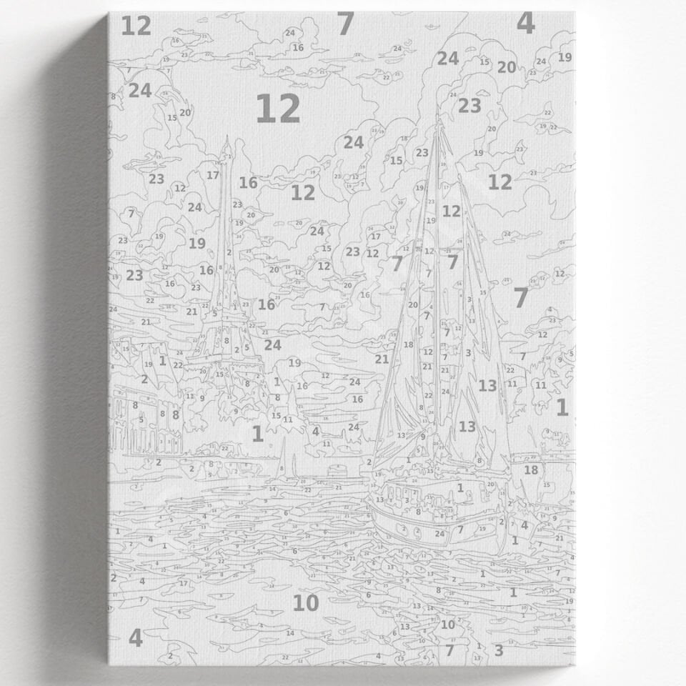 EYFEL TEKNE - Sayılarla boyama seti