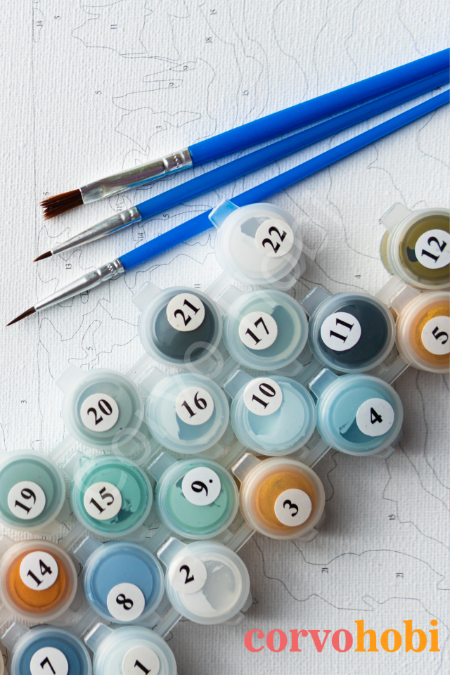 KAKTÜSLER - SAYILARLA BOYAMA HOBİ SETİ