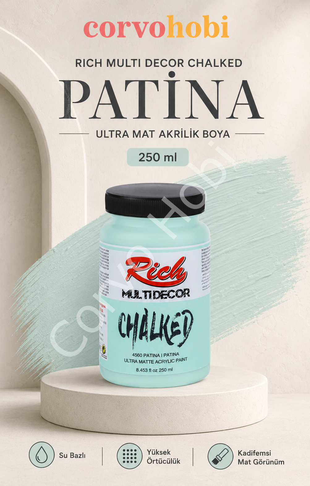 RİCH MULTİ DECOR CHALKED AKRİLİK 250 CC PATİNA