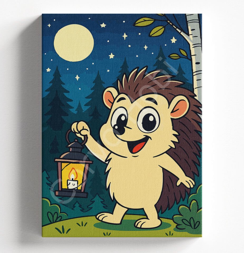 KİRPİ - SAYILARLA BOYAMA HOBİ SETİ