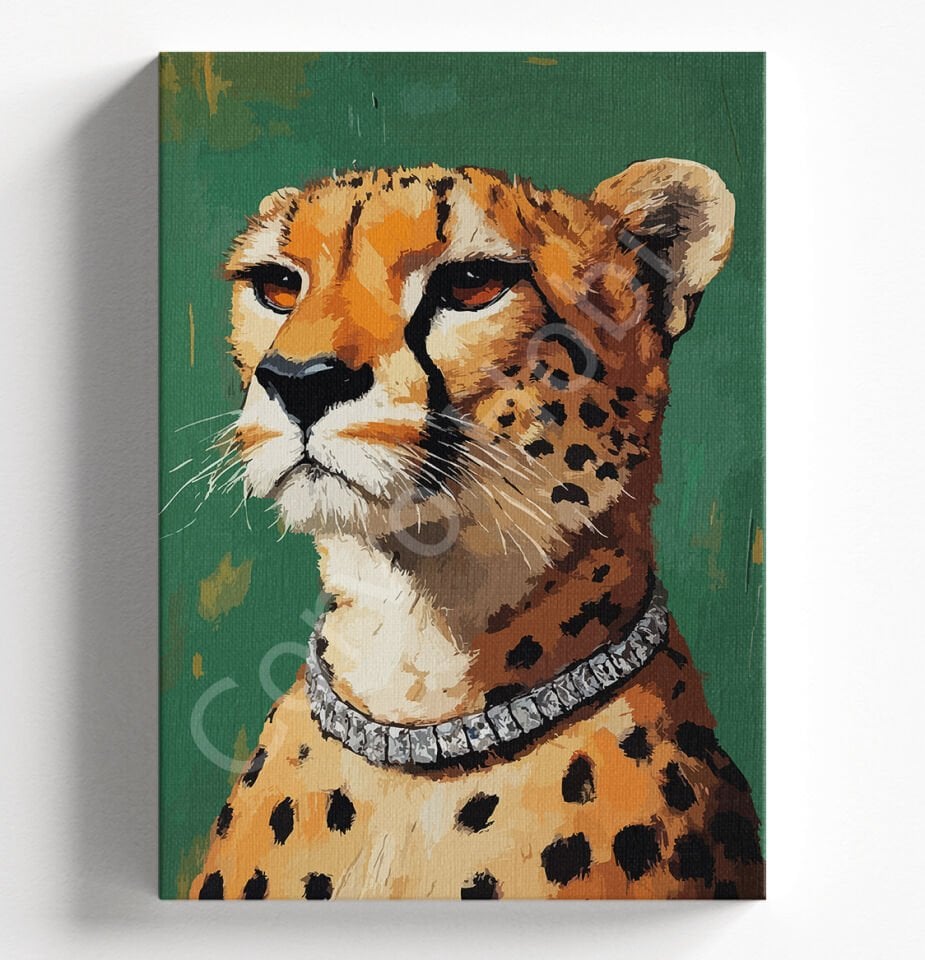 KOLYE LEOPAR - SAYILARLA BOYAMA SETİ