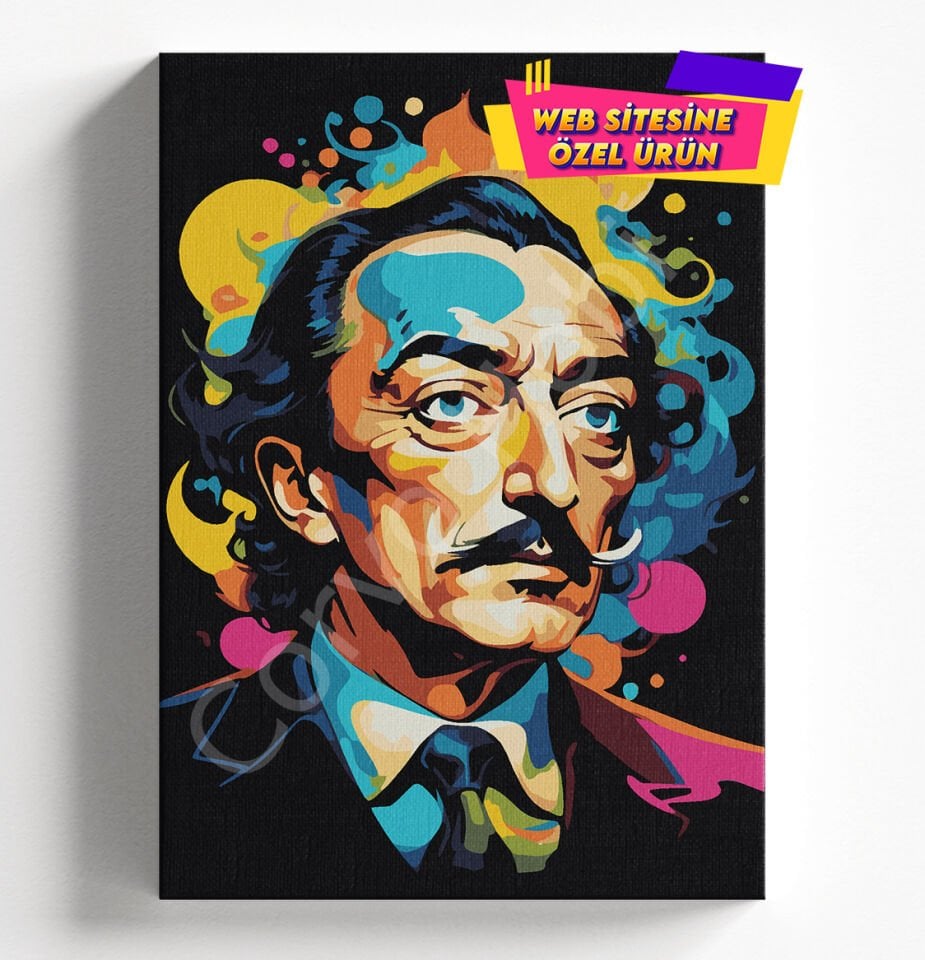 DALİ SAYILARLA BOYAMA SETİ