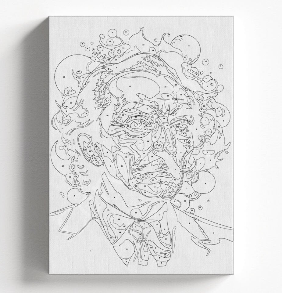 DALİ SAYILARLA BOYAMA SETİ