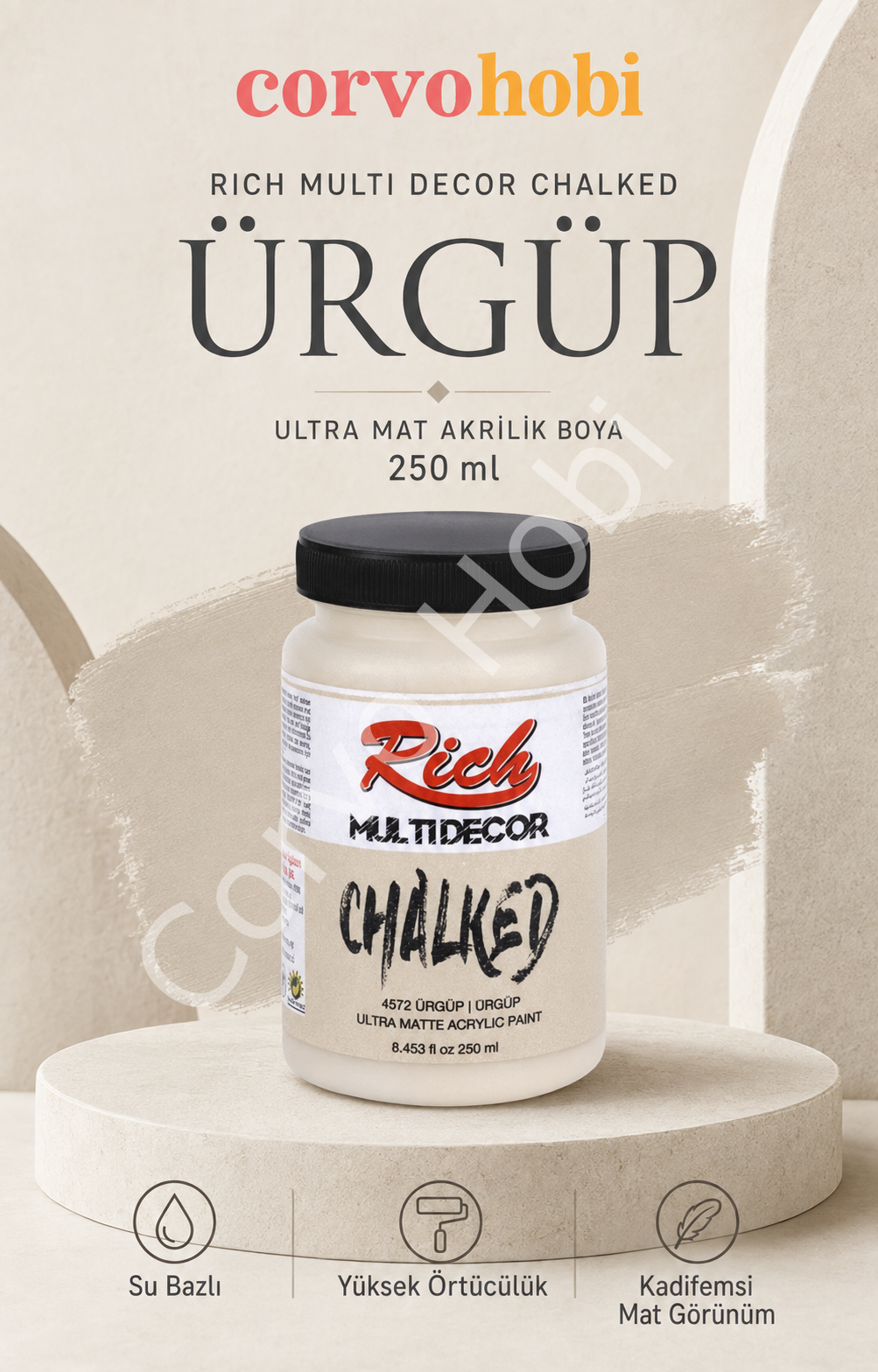RİCH MULTİ DECOR CHALKED AKRİLİK 250 CC ÜRGÜP
