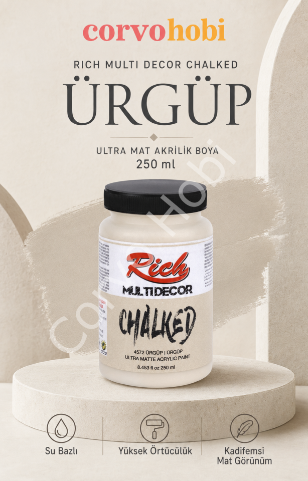 RİCH MULTİ DECOR CHALKED AKRİLİK 250 CC ÜRGÜP