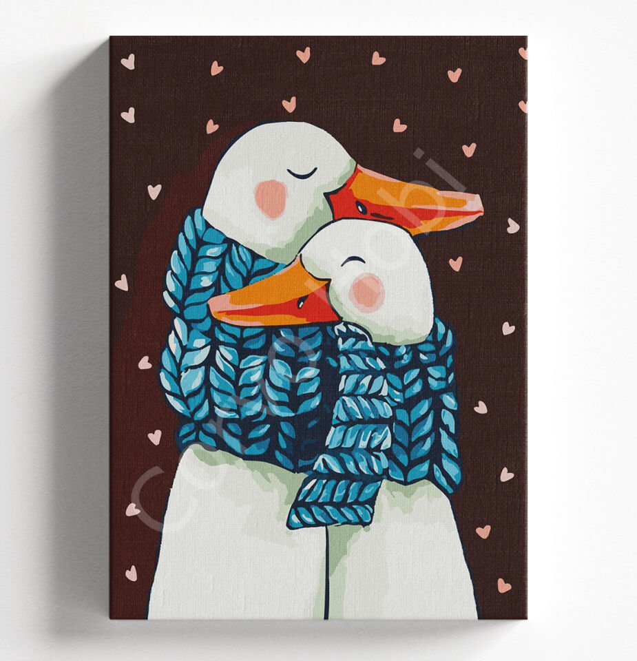 ÖRDEKLER- SAYILARLA BOYAMA SETİ