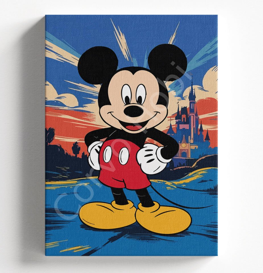 MİCKEY ERKEK - SAYILARLA BOYAMA SETİ