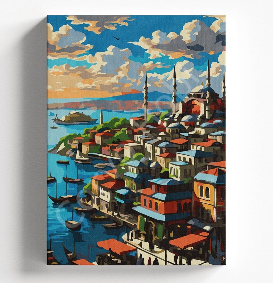 EMİNÖNÜ SAYILARLA BOYAMA HOBİ SETİ