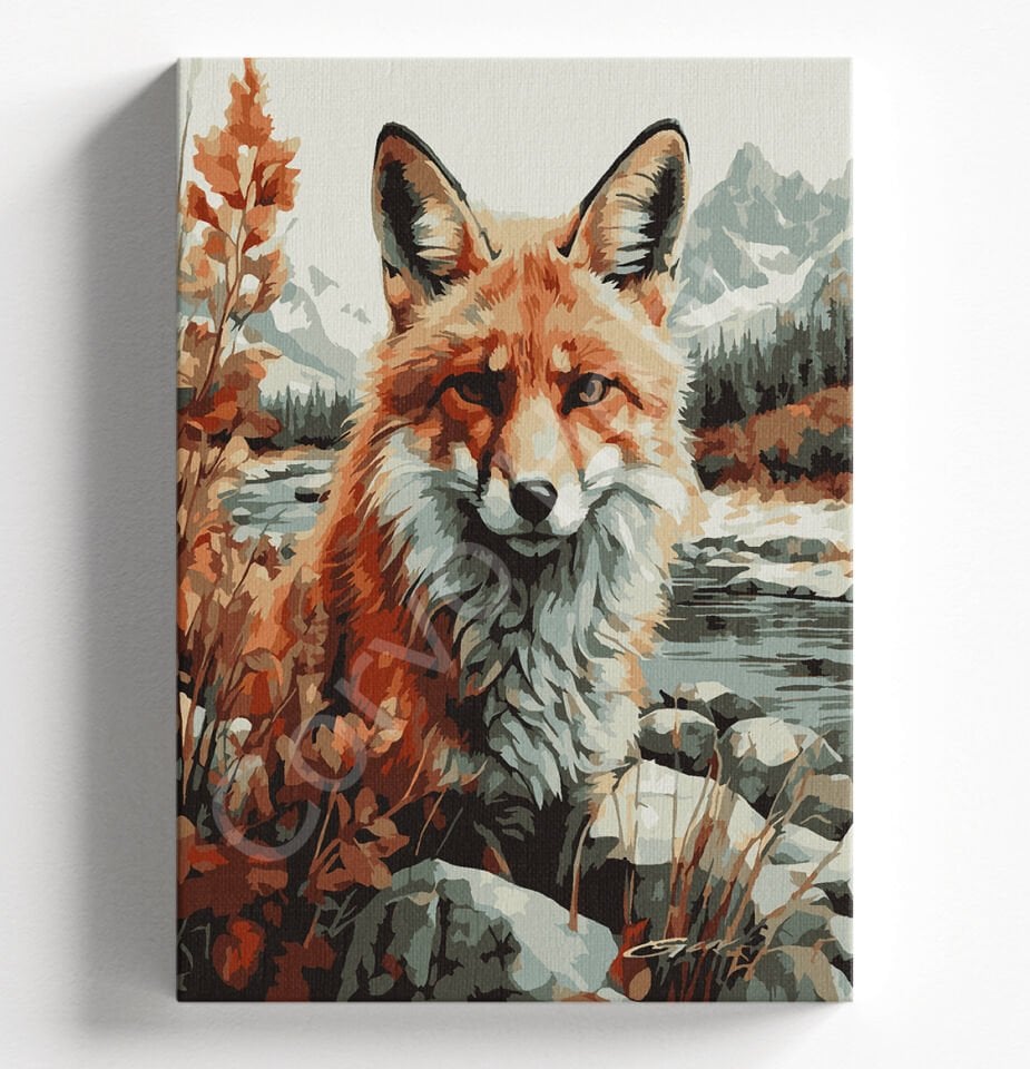 TİLKİ - SAYILARLA BOYAMA SETİ