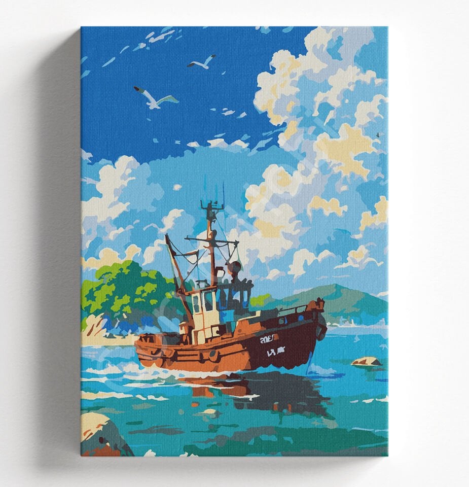 TEKNE - SAYILARLA BOYAMA SETİ