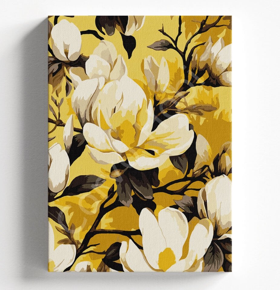 SARI AĞAÇ - SAYILARLA BOYAMA SETİ