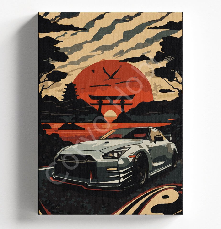 GTR ARABA - SAYILARLA BOYAMA SETİ