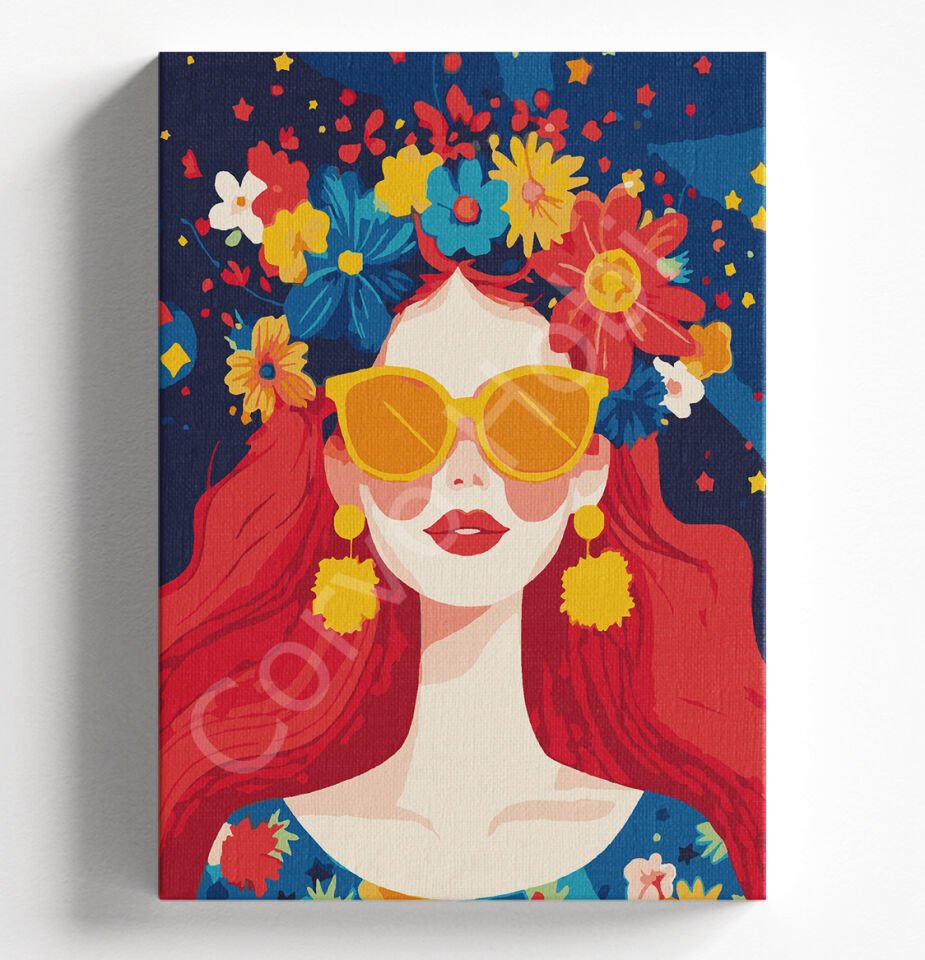 ÇİÇEK GÖKYÜZÜ 01 - SAYILARLA BOYAMA SETİ