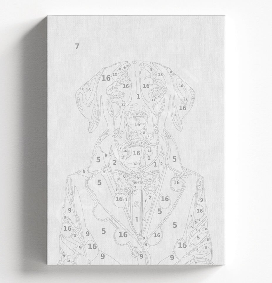 PAPYONLO KÖPEK - SAYILARLA BOYAMA SETİ