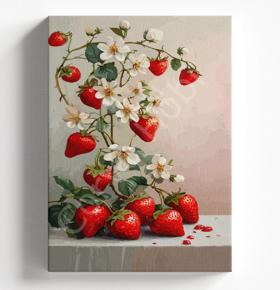 ÇİLEK AĞACI - SAYILARLA BOYAMA SETİ