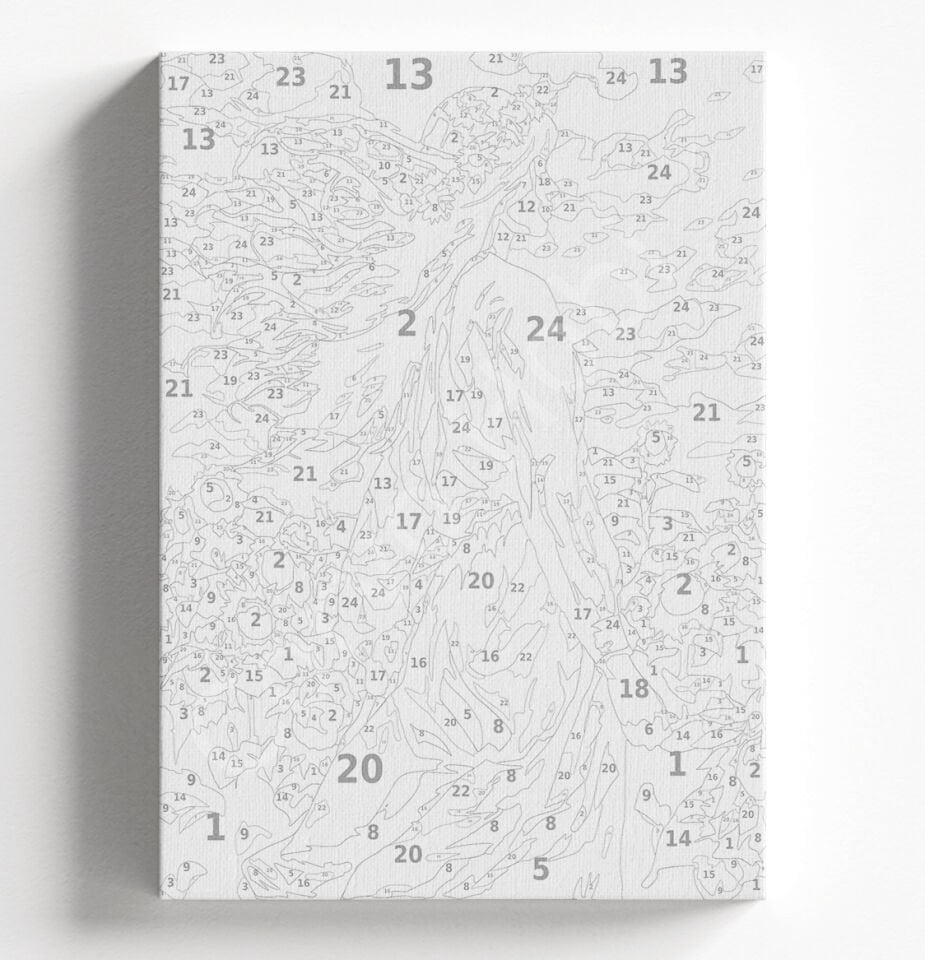 AYÇİÇEĞİ TARLASI - SAYILARLA BOYAMA SETİ