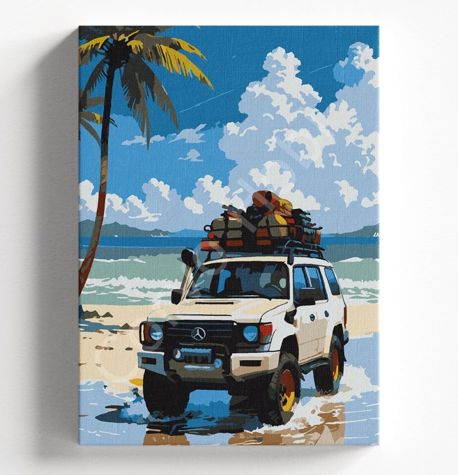 4X4 OFFROAD - SAYILARLA BOYAMA SETİ