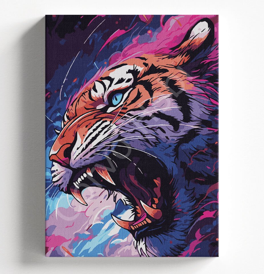 SALDIRAN KAPLAN - SAYILARLA BOYAMA SETİ