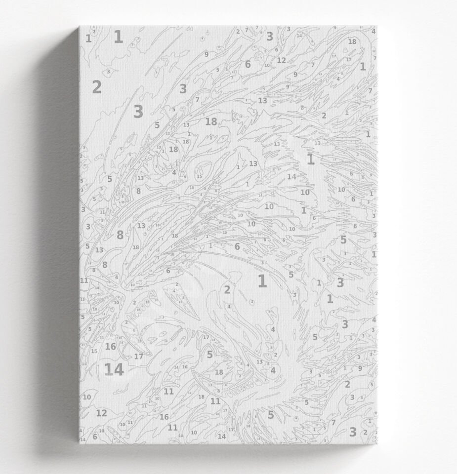 SALDIRAN KAPLAN - SAYILARLA BOYAMA SETİ