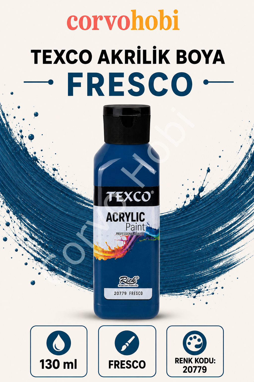 TEXCO AKRİLİK BOYA 130 ML - FRESCO
