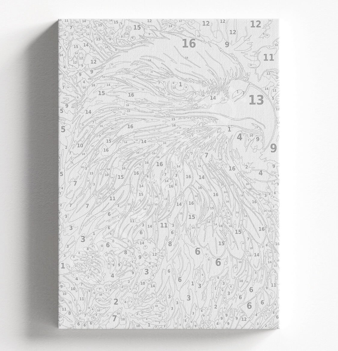 RENKLİ KARTAL - SAYILARLA BOYAMA SETİ