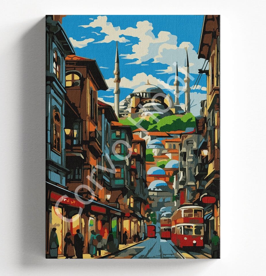 SİRKECİ SAYILARLA BOYAMA HOBİ SETİ