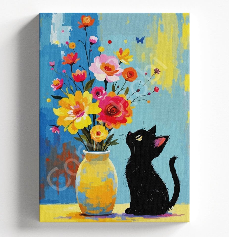 VAZO VE KEDİ - SAYILARLA BOYAMA SETİ