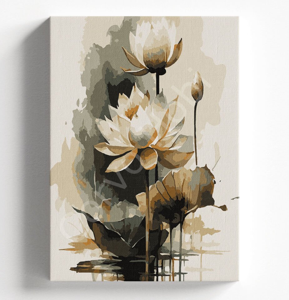 DAMLA SARI ÇİÇEK - SAYILARLA BOYAMA SETİ