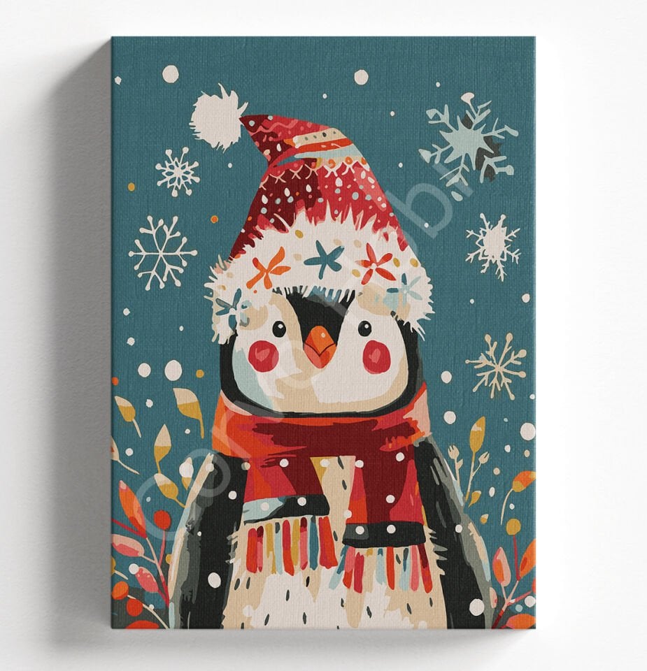 ŞİRİN PENGUEN - SAYILARLA BOYAMA SETİ