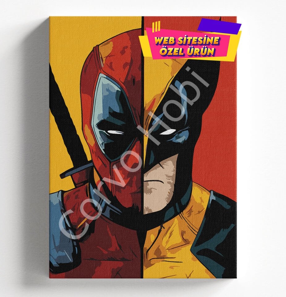 XMAN SAYILARLA BOYAMA HOBİ SETİ