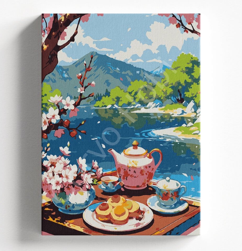 KAHVALTI - SAYILARLA BOYAMA SETİ