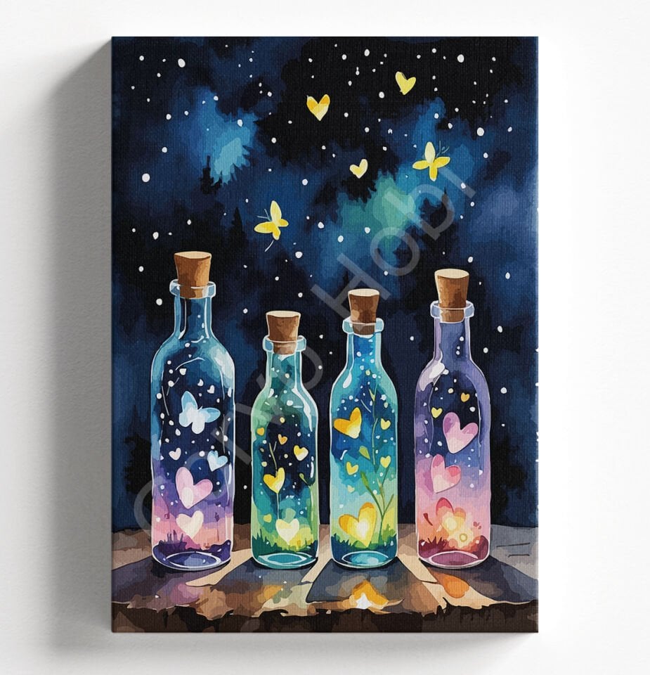 DİLEK ŞİŞESİ - SAYILARLA BOYAMA SETİ