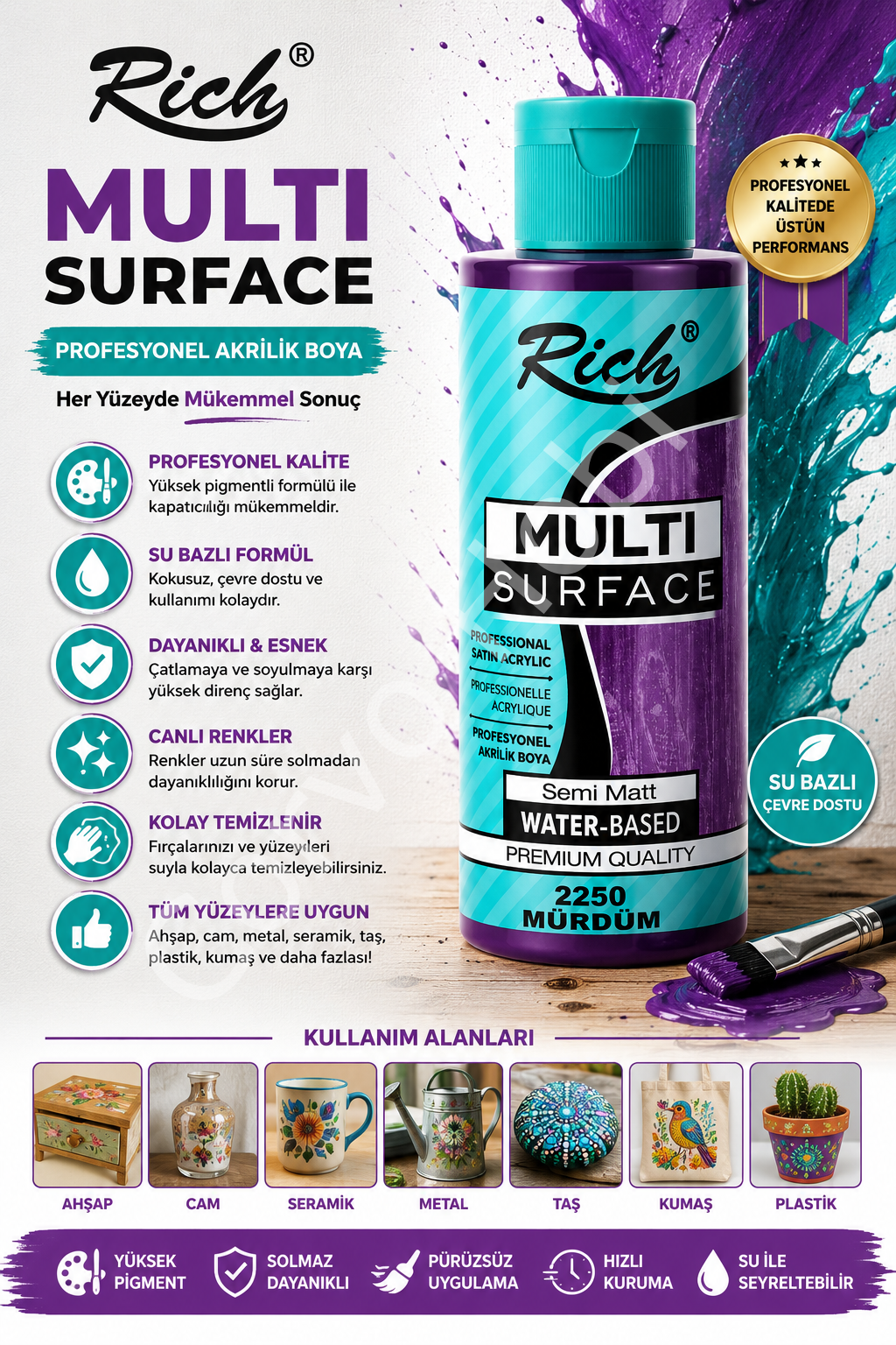 RİCH MULTI SURFACE 120 CC MÜRDÜM