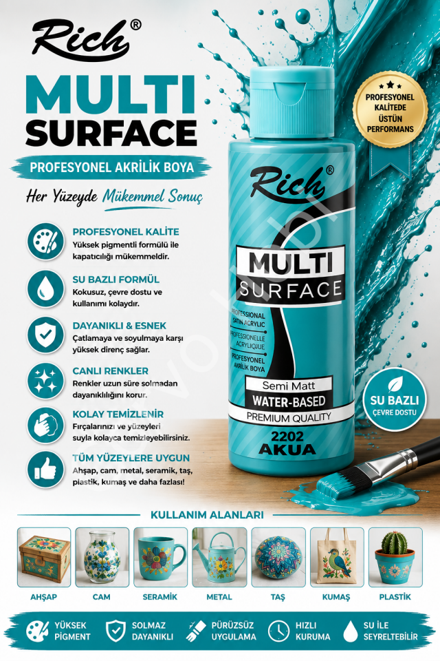 RİCH MULTI SURFACE 120 CC AKUA