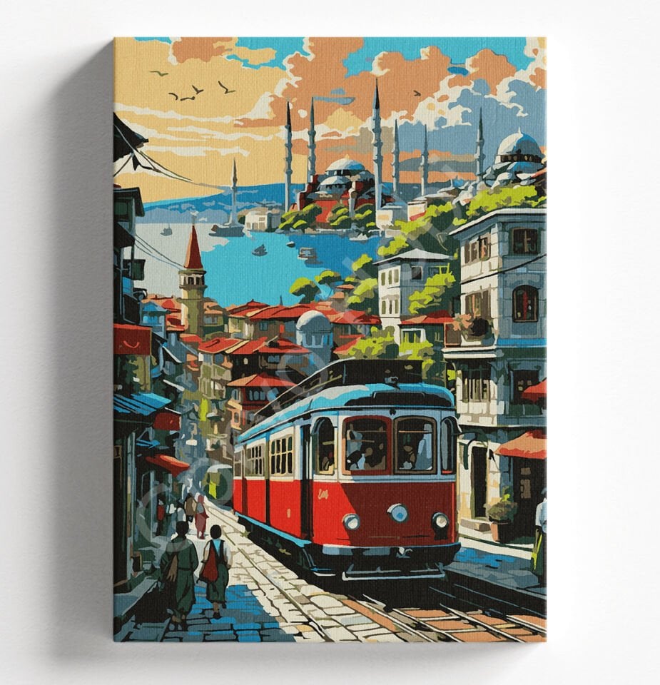 İSTANBUL - SAYILARLA BOYAMA SETİ