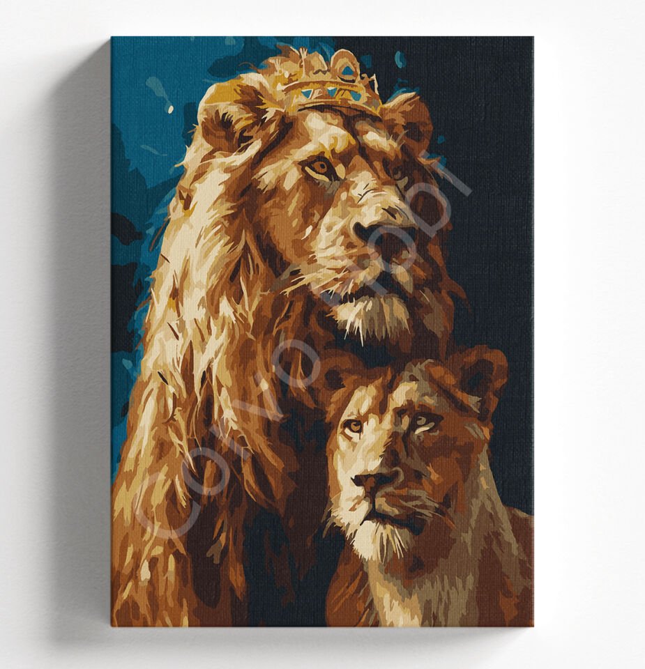 ASLAN KRAL - SAYILARLA BOYAMA SETİ