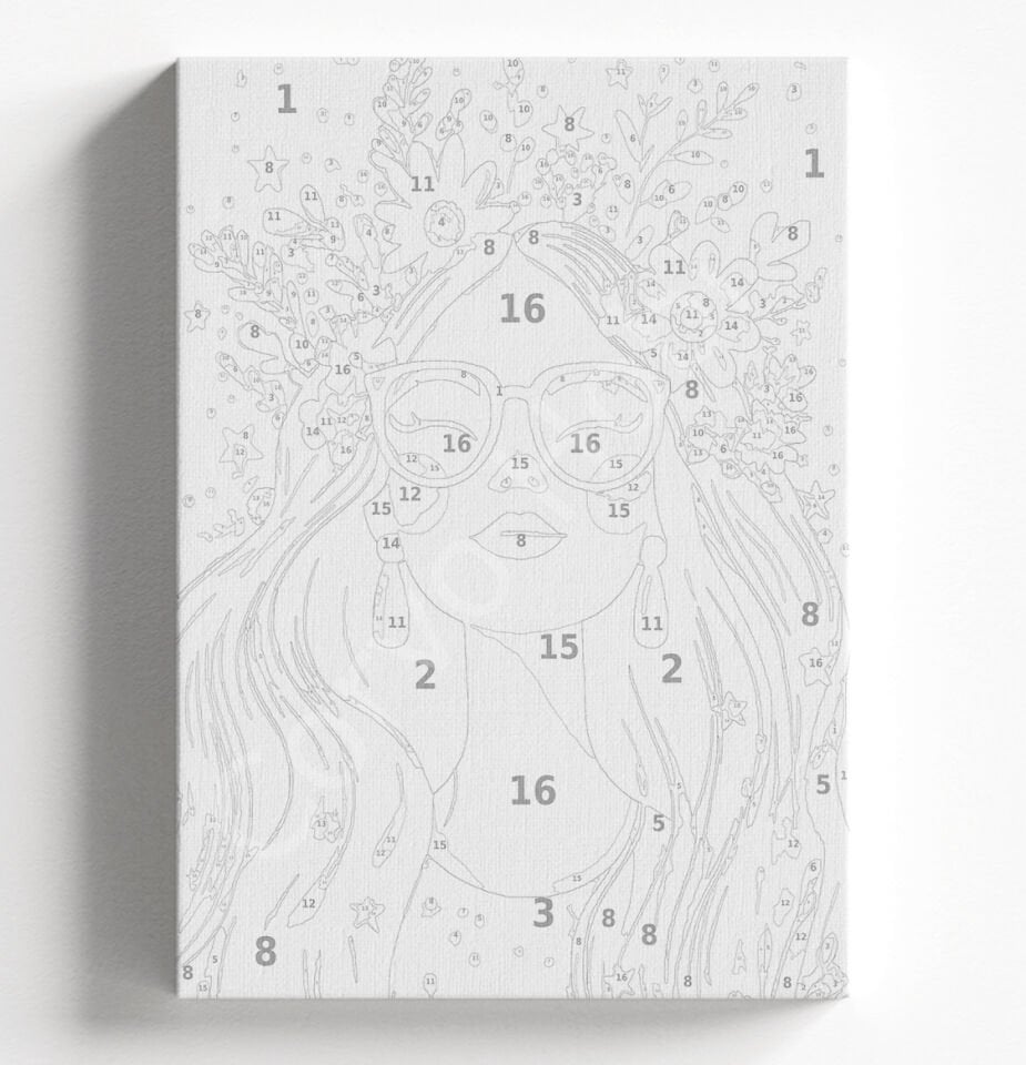 ÇİÇEK GÖKYÜZÜ 5 - SAYILARLA BOYAMA SETİ