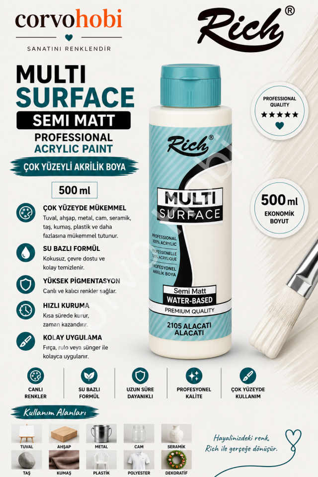 RİCH MULTI SURFACE 500 CC ALAÇATI
