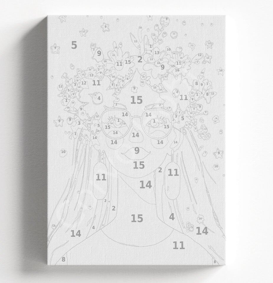 ÇİÇEK GÖKYÜZÜ 4 - SAYILARLA BOYAMA SETİ