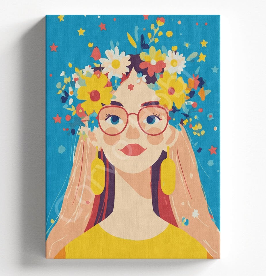 ÇİÇEK GÖKYÜZÜ 4 - SAYILARLA BOYAMA SETİ